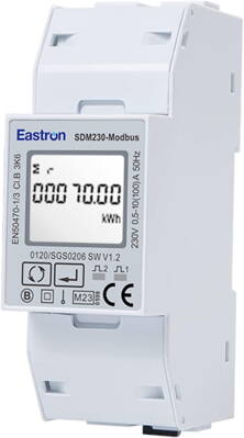  Eastron DIN Rail 1-phase Power Meter SDM230-MODBUS MID